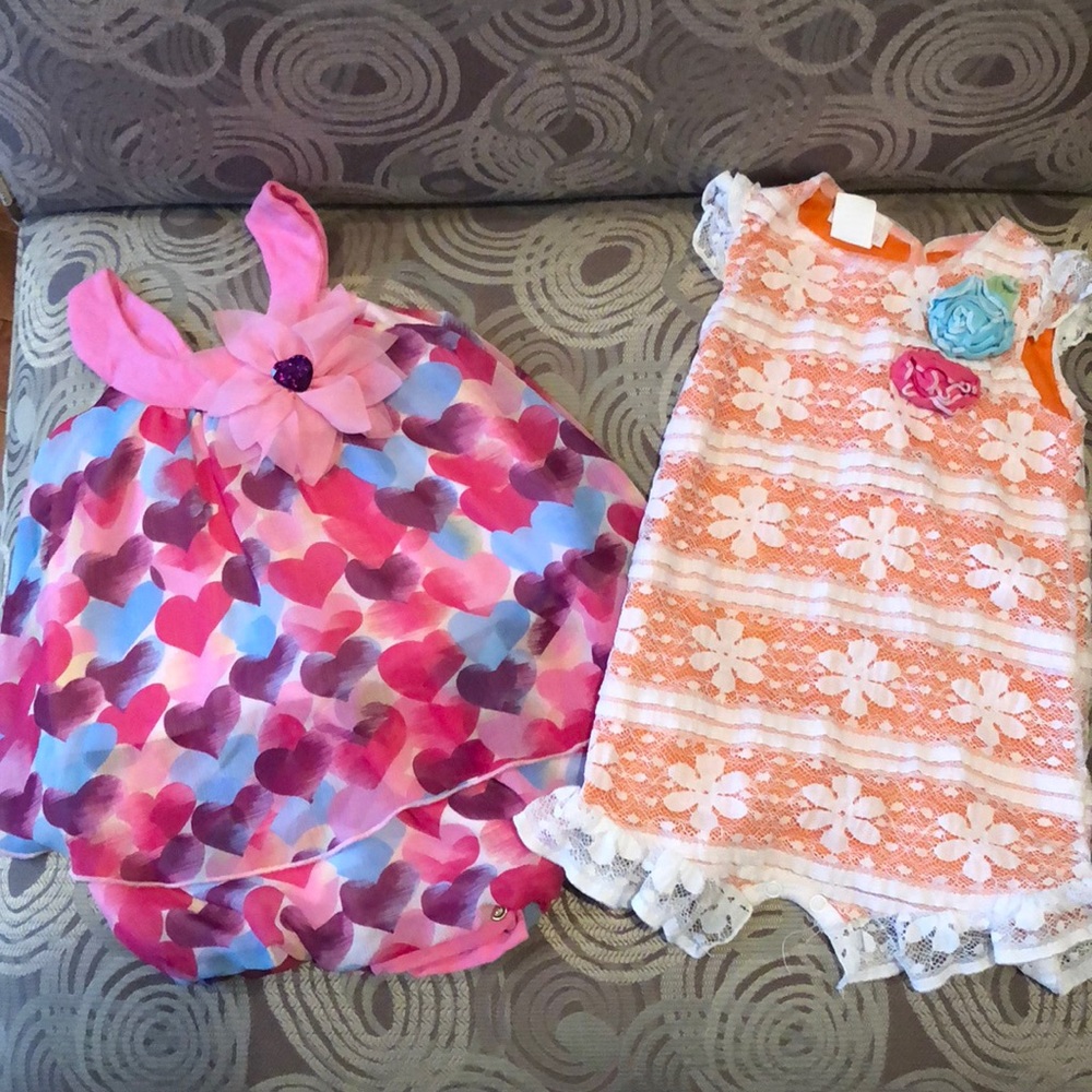 TWO Cach Cach rompers